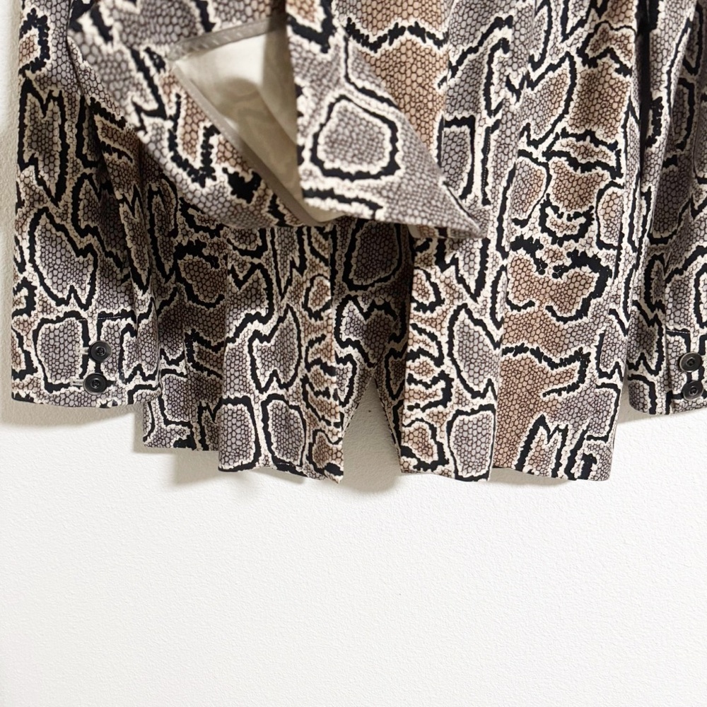 Cabi Python Snakeskin Print Blazer - image 8